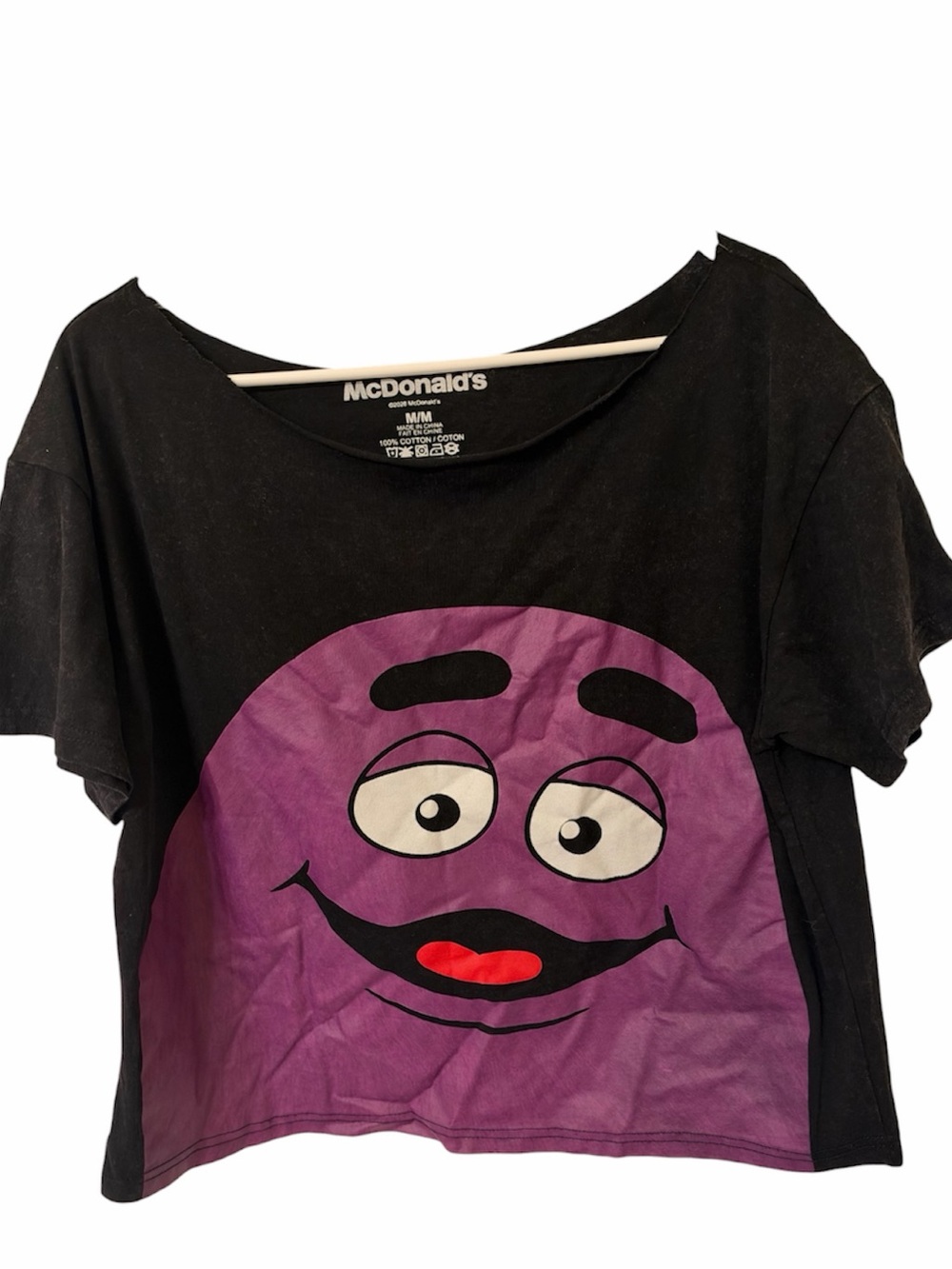 McDonald's Grimace Graphic T-Shirt Juniors M - NWT **